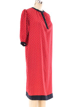Ungaro Polka Dot Printed Silk Dress Dress arcadeshops.com