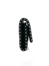 Chanel Lambskin Chevron Quilted Studded Cardholder Accessory arcadeshops.com