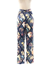Moschino Iconic Caravaggio Printed Pants Bottom arcadeshops.com