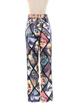 Moschino Iconic Caravaggio Printed Pants Bottom arcadeshops.com