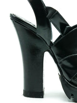 Prada Lug Sole Leather Sandals Accessory arcadeshops.com