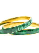 Pair of Malachite Bangles Accessory arcadeshops.com