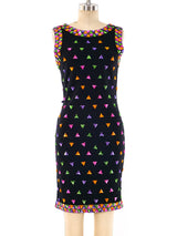 Faux Jewel Embellished Knit Dress Dress arcadeshops.com