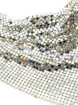 Whiting and Davis Chainmail Bib Necklace Accessory arcadeshops.com