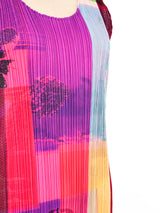 Issey Miyake Photo Printed Perforated Tank Dress Dress arcadeshops.com