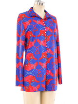 1970's Tiger Printed Romper Jumpsuit arcadeshops.com