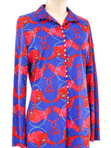 1970's Tiger Printed Romper Jumpsuit arcadeshops.com