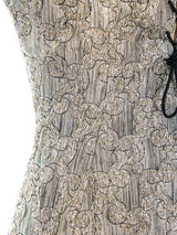 Laced Bodice Lurex Tank Dress Dress arcadeshops.com