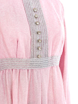 1960's Pink Lurex Jumpsuit Jumpsuit arcadeshops.com