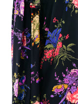 Ungaro Floral Ruffle Top Top arcadeshops.com