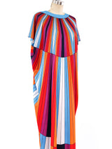 Rainbow Tromp L'Oeil Printed Jersey Caftan Dress arcadeshops.com
