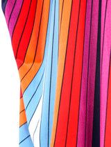 Rainbow Tromp L'Oeil Printed Jersey Caftan Dress arcadeshops.com