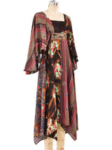 Mixed Print Flutter Sleeve Dress Dress arcadeshops.com