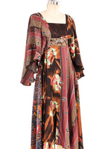 Mixed Print Flutter Sleeve Dress Dress arcadeshops.com