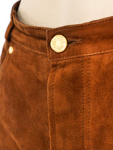 Hermes Fringed Suede Shorts Bottom arcadeshops.com