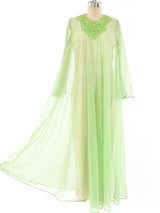 Valentino Sage Green Nightgown Dress arcadeshops.com