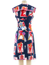 Jean Paul Gaultier Playing Card Printed Dress Dress arcadeshops.com