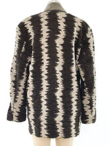 Issey Miyake Ikat Knit Cardigan Jacket arcadeshops.com