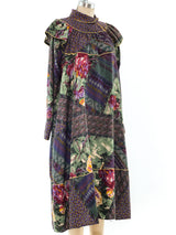 Mixed Print Patchwork Smock Dress Dress arcadeshops.com