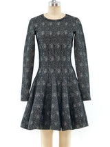 Alaia Fit And Flare Knit Dress Dress arcadeshops.com