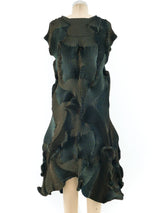 Issey Miyake Dimensional Pleated Plaid Dress Dress arcadeshops.com