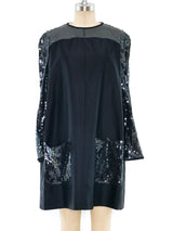 Courreges Sequin Embellished Mini Dress Dress arcadeshops.com