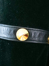 Balenciaga Stud Trimmed Suede Coat Outerwear arcadeshops.com