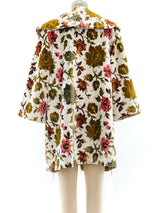 Ivory Floral Tapestry Carpet Coat Outerwear arcadeshops.com