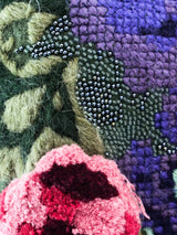 Kenzo Knit Coat with Tufted Floral Applique Outerwear arcadeshops.com