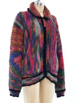 Chenille Knit Jacket Jacket arcadeshops.com