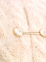 Cable Knit Ombre Pastel Cardigan Jacket arcadeshops.com