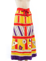 Malcolm Starr Embellished Patchwork Skirt Bottom arcadeshops.com