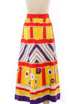Malcolm Starr Embellished Patchwork Skirt Bottom arcadeshops.com