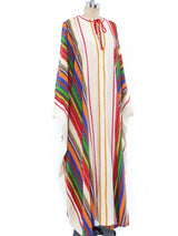 Rainbow Striped Caftan Dress arcadeshops.com