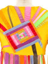 Rainbow Ribbon Embellished Crop Jacket Jacket arcadeshops.com