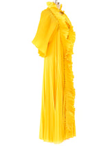 Zandra Rhodes Sunflower Pleated Ensemble Suit arcadeshops.com