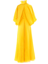 Zandra Rhodes Sunflower Pleated Ensemble Suit arcadeshops.com