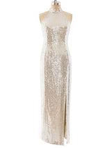 Disco Ball Halter Gown Dress arcadeshops.com