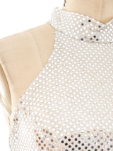 Disco Ball Halter Gown Dress arcadeshops.com