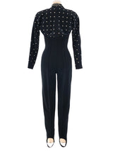 Studded Bodycon Jumpsuit Suit arcadeshops.com