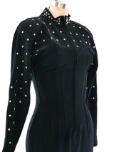 Studded Bodycon Jumpsuit Suit arcadeshops.com