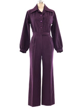 Yves Saint Laurent Wool Jumpsuit Suit arcadeshops.com