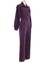 Yves Saint Laurent Wool Jumpsuit Suit arcadeshops.com
