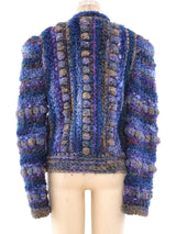 1980's Chenille Knit Jacket Jacket arcadeshops.com