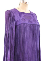 Pleated Peasant Dress Dress arcadeshops.com