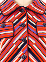 Striped Wool Cropped Jacket Jacket arcadeshops.com