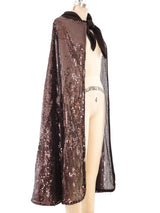 Stephen Burrows Sequin Cape Jacket arcadeshops.com