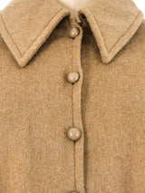 Yves Saint Laurent Felted Wool Poncho Outerwear arcadeshops.com