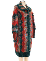1980's Hand Knit Jacket Jacket arcadeshops.com