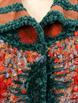 1980's Hand Knit Jacket Jacket arcadeshops.com